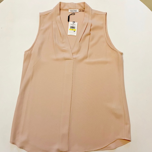 calvin klein pleated shell